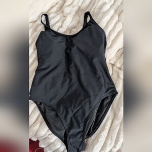 Black One-Piece Swimsuit